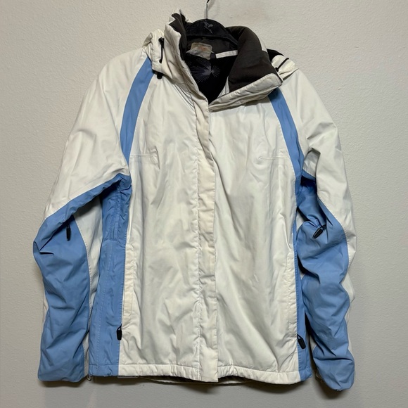 Salomon’s women’s ski jacket blue and white size medium - Picture 1 of 6
